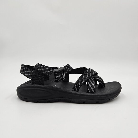 Madden Girl Sun Women's Sandal Adjustable Strap Black SUN01J1 Size 5.5 - Picture 4 of 15